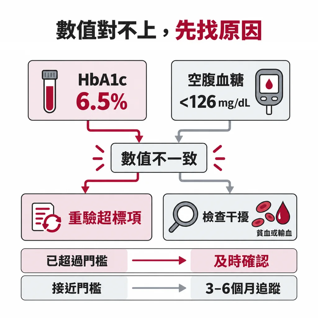 糖化血色素與直接血糖對不上時要先找出原因
