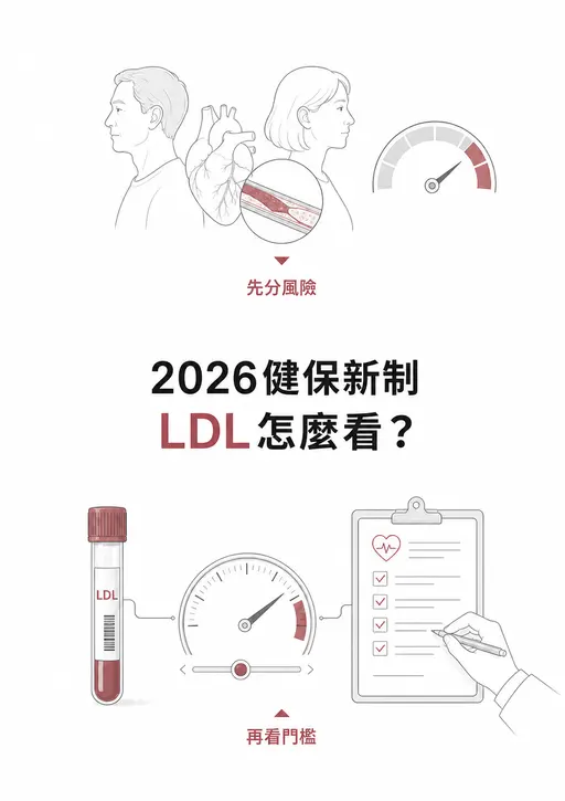 2026 降血脂藥健保新制先分風險再看 LDL 門檻