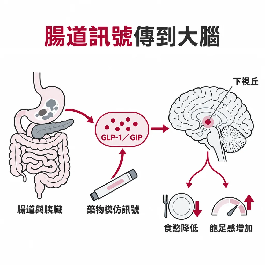 減重藥模仿腸道荷爾蒙訊號傳到大腦