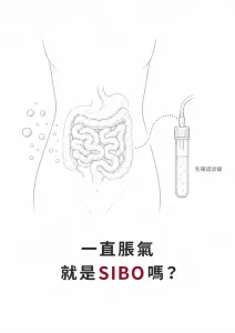 一直脹氣就是 SIBO 嗎：呼氣檢查重點圖