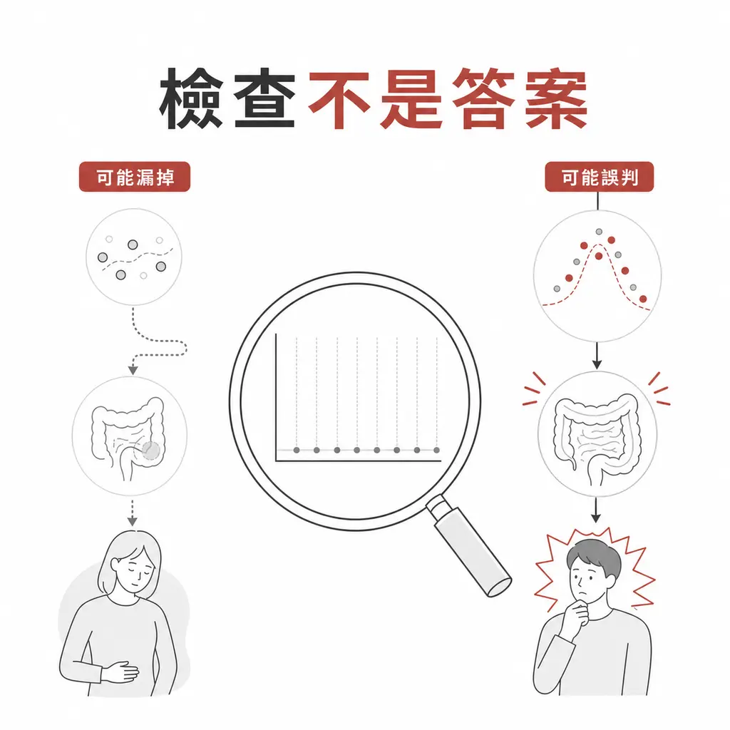 SIBO 呼氣檢查可能漏掉問題，也可能出現誤判